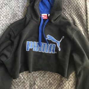 Puma cropped hoodie
